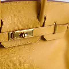 Deal of The Week - Hermes Birkin 30 Epsom Dark Yellow - D square stamp