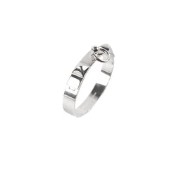 Hermes Collier de Chein Bracelet Silver Small Model