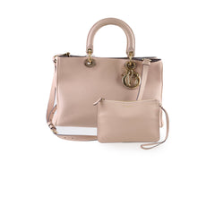 Dior Diorissimo Bag Light Pink with Pouch