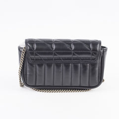 Gucci Supermini Marmont Bag Black