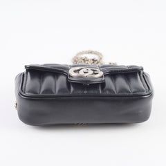 Gucci Supermini Marmont Bag Black