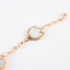 Van Cleef & Arpels Lucky Spring 5 Motif Bracelet Rose Gold