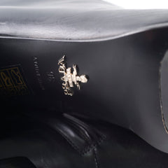 Prada Vitello Ankle Boots Black - Size 36