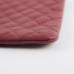 Chanel Medium O Case Caviar Burgundy