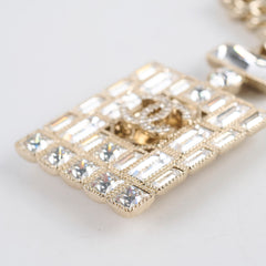 Chanel Crystal Perfume Keychain Costume Jewellery