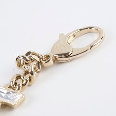 Chanel Crystal Perfume Keychain Costume Jewellery