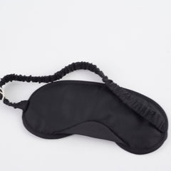 Chanel CC Silk Travel Set Black/White (Pouch, Scarf, Eye Mask)