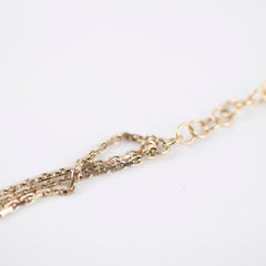 Chanel CC Hoop Crystal Necklace Costume Jewellery