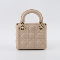 Lady Dior Mini Light Grey