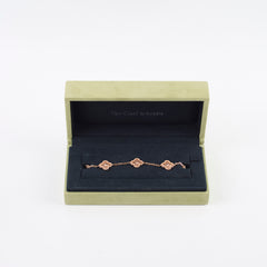 Van Cleef & Arpels Vintage 5 Motifs Bracelet Rose Gold 2024