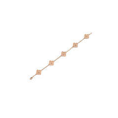 Van Cleef & Arpels Vintage 5 Motifs Bracelet Rose Gold 2024