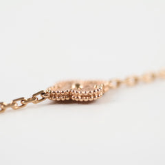 Van Cleef & Arpels Vintage 5 Motifs Bracelet Rose Gold 2024