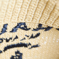 Prada Large Raffia Tote Beige