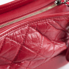 Chanel Small Gabrielle Bag Red Logo Strap