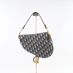 Dior Saddle Bag Medium Oblique with Guitar Strap