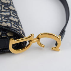 Dior Saddle Bag Medium Oblique with Guitar Strap
