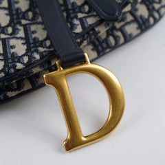 Dior Saddle Bag Medium Oblique with Guitar Strap