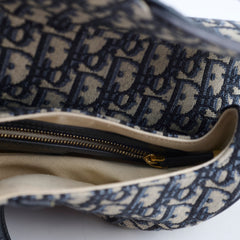 Dior Saddle Bag Medium Oblique with Guitar Strap