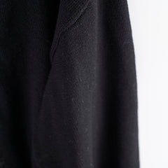 Celine Triomphe V Neck Wool Jumper Black - Size XL