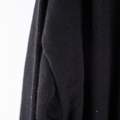 Celine Triomphe V Neck Wool Jumper Black - Size XL