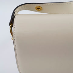 Gucci Horsebit 1955 Mini Shoulder Bag Ivory
