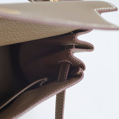 Hermes Kelly 28 Etoupe GHW W Stamp