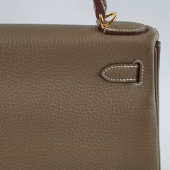 Hermes Kelly 28 Etoupe GHW W Stamp