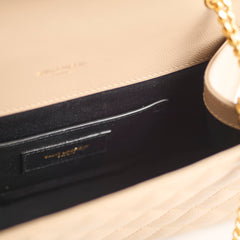 Saint Laurent Small Envelope Bag Beige