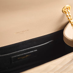 Saint Laurent Small Envelope Bag Beige