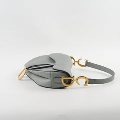 Christian Dior Medium Saddle Grey