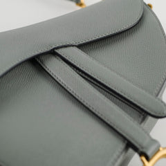 Christian Dior Medium Saddle Grey