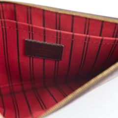 Louis Vuitton Neverfull Pouch Monogram Damier Ebene