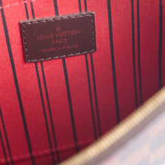 Louis Vuitton Neverfull Pouch Monogram Damier Ebene