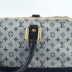 Louis Vuitton Mini Lin Monogram Horizontal Alma Navy