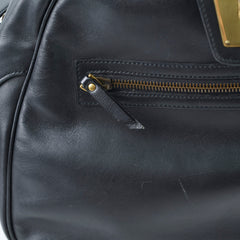 Gucci Pony Style Calfskin Black Shoulder