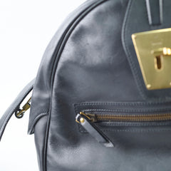 Gucci Pony Style Calfskin Black Shoulder