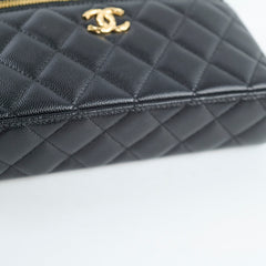 Chanel Top Handle Vanity Bag Black Caviar GHW
