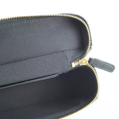Chanel Top Handle Vanity Bag Black Caviar GHW