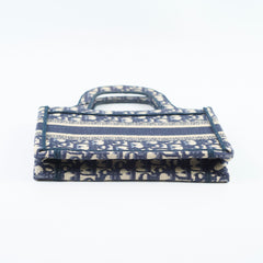 Christian Dior Mini Book Tote Oblique Navy