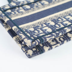 Christian Dior Mini Book Tote Oblique Navy