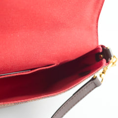 Louis Vuitton Favourite MM Damier Ebene Coated Canvas Brown