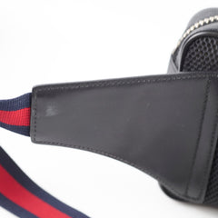 Gucci Monogram Side Waist Bag Black
