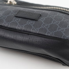 Gucci Monogram Side Waist Bag Black