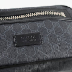 Gucci Monogram Side Waist Bag Black