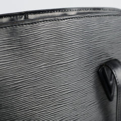 Louis Vuitton Lussac Shoulder Epi Leather Black