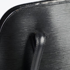 Louis Vuitton Lussac Shoulder Epi Leather Black