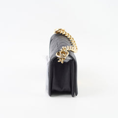 Chanel Small Boy Bag Black Caviar GHW