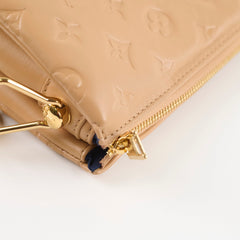 Louis Vuitton Coussin PM Embossed Monogram Camel
