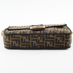 Fendi Medium Baguette Zucca Brown