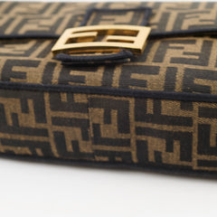 Fendi Medium Baguette Zucca Brown